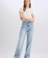 Defacto 90s Wide Leg Yüksek Bel Boru Paça Jean Pantolon E4269AX25SP
