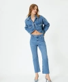 Koton Kısa İspanyol Paça Kot Pantolon - Crop Kick Flare Jeans