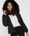 Onlcamılla Quılted Furhood Kadın Mont