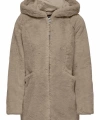 New Malou Kadın Siyah Polar Ceket (15304776-B)