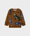 NAME IT Sardonlu Kaplan Desenli Erkek Çocuk Sweatshirt