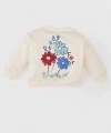 Defacto Bisiklet Yaka Baskılı Sweatshirt Kız Bebek