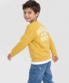 LC Waikiki Sarı Baskılı Erkek Çocuk Sweatshirt