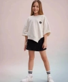DEFACTO Kız Çocuk Sweatshirt Bej