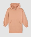 DEFACTO Kız Çocuk Kapüşonlu Basic Sweat Elbise