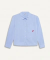 Defacto %100 Pamuk Oversize Geniş Kalıp Oxford Uzun Kollu Gömlek Kız Çocuk F2274A825AU