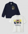 LC Waikiki Fenerbahçe Baskılı Erkek Çocuk Sweatshirt ve Tişört