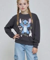 Defacto Disney Lilo & Stitch Relax Fit Bisiklet Yaka Sweatshirt Kız Çocuk F3410A825AU