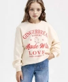 Defacto Relax Fit Bisiklet Yaka Baskılı Sweatshirt Kız Çocuk D7058A824WN