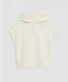 LC Waikiki Ekru Soft Touch Kadın Hoodie