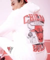 Defacto DeFactoFit NBA Chicago Bulls Standart Fit Kapüşonlu Sırt Baskılı Kalın Sweatshirt