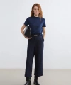 LC Waikiki Beli Kemerli Standart Fit Kadın Pantolon
