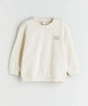 LC Waikiki Bisiklet Yaka Baskılı Erkek Çocuk Sweatshirt