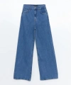 LC Waikiki Modest İndigo Wideleg Kadın Jean Pantolon