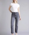 Defacto Crop Flare Fıt Gri Kadın Jean Pantolon