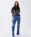 LC Waikiki Straight Fit Yırtık Detaylı Kadın Jean Pantolon