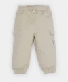 Defacto Erkek Bebek Beli Lastikli Kargo Cepli Gabardin Pantolon