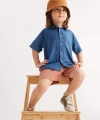 Defacto Erkek Bebek Jean Kısa Kollu Gömlek