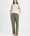 Defacto Jogger Pantolon Lastikli Bel Bağcıklı Basic Düz Paça