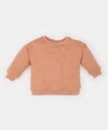 DEFACTO Kız Bebek Bisiklet Yaka Basic Düz Sweatshirt