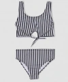 Defacto Kız Çocuk Çizgili Bikini Takımı