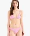 Defacto Regular Fit Nakışlı Brode Üçgen Bikini Üstü