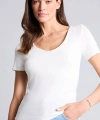 Defacto Slim Fit Basic Modal Tişört