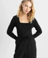 DEFACTO Slim Fit Kare Yaka Kazak
