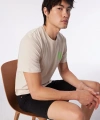 Jack & Jones Erkek Bisiklet Yaka Krem T-Shirt