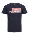 Jack & Jones Erkek Logo Baskılı Tişört