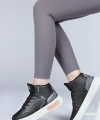 Jump Yüksek Bilekli Siyah Kadın Sneaker Günlük Spor Ayakkabı