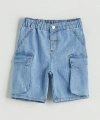 LC Waikiki Beli Lastikli Basic Erkek Çocuk Jean Şort