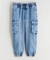 LC Waikiki Erkek Çocuk Beli Lastikli Jogger Jean Pantolon