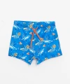 LC Waikiki Erkek Çocuk Mavi Hızlı Kuruyan Uv Korumalı Boxer Mayo