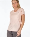 Lumberjack Kadın V Yaka Pembe T-Shirt