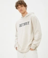 Koton Oversize Hoodie Kolej İşlemeli Uzun Kollu
