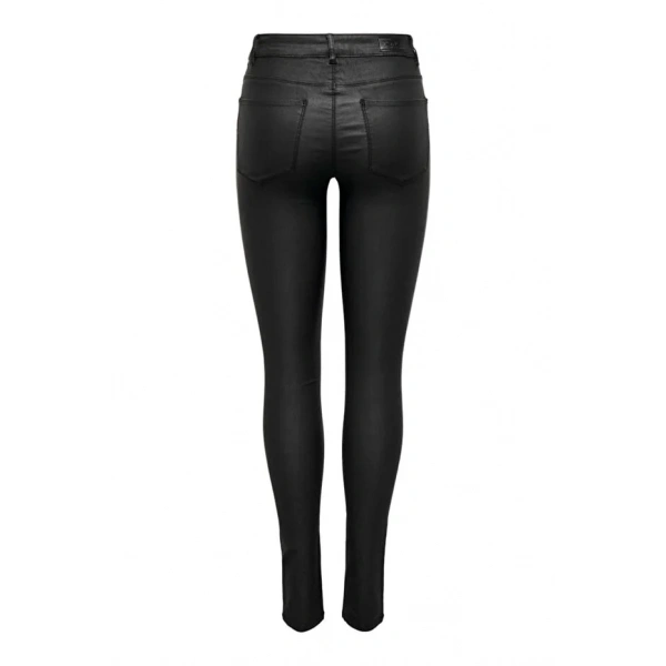 ONLANNE K MID WAIST COATED PNT NOOS Suni Deri Kadın Pantalon