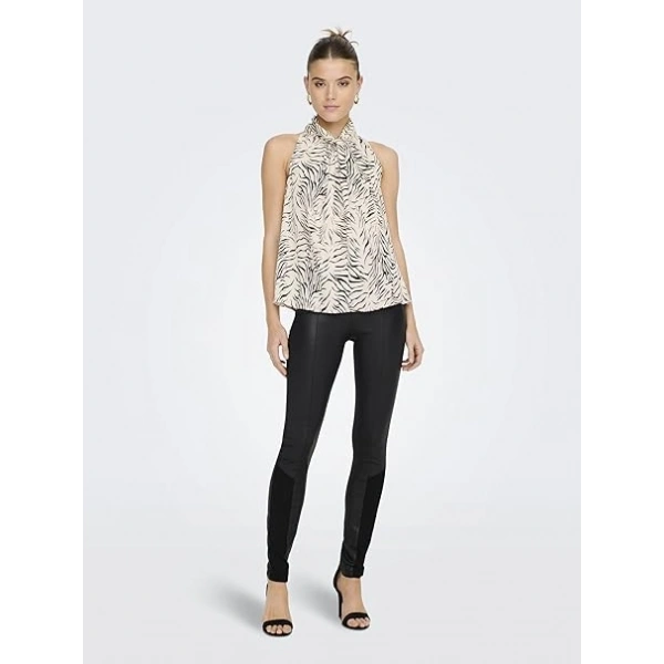 Only Kadın Tayt Onlclaremont Coated Insert Leggings Tlr Leggings