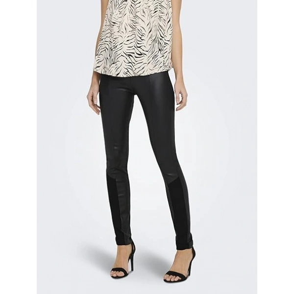 Only Kadın Tayt Onlclaremont Coated Insert Leggings Tlr Leggings