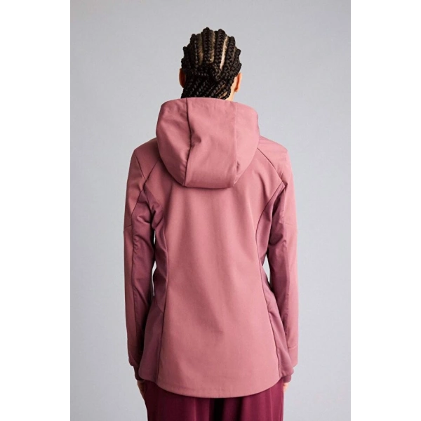 DEFACTO Su İtici Slım Fıt Kapüşonlu Fermuarlı Softshell Mont