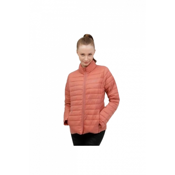 LUMBERJACK Kadın Pembe Dik Yaka Mont