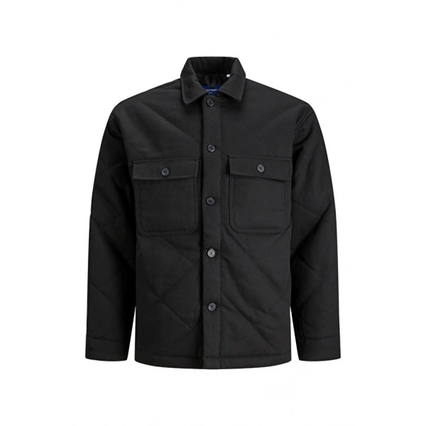 Jack & Jones Erkek Rüzgara Dayanıklı Dügme Kapamalı Ceket