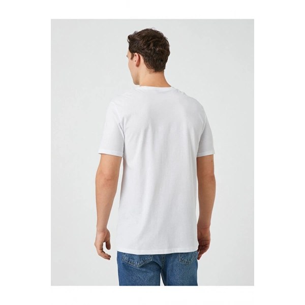 KOTON Erkek Kolej T-shirt