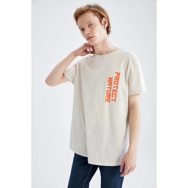 DEFACTO Erkek Kısa Kol T-Shirt