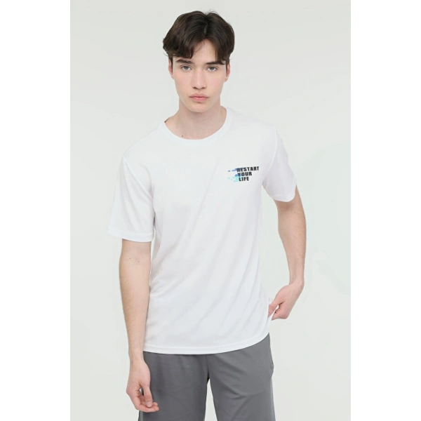 KİNETİX Erkek Baskılı Sporcu T-shirt