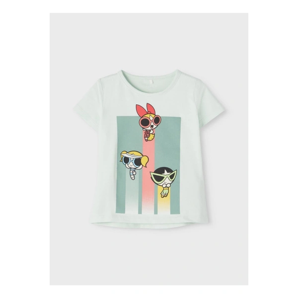 NAME IT Baskılı Açık Sarı Bebek T-shirt