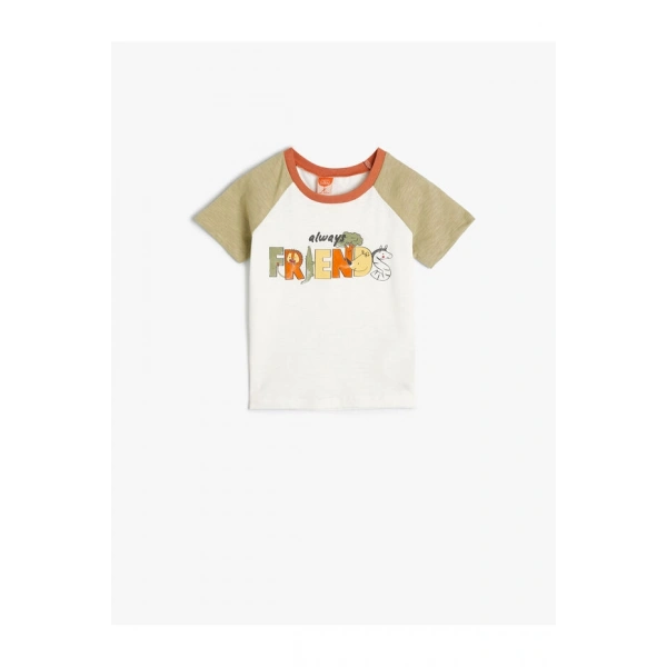 KOTON Erkek Bebek Hayvanlar Baskılı T-shirt