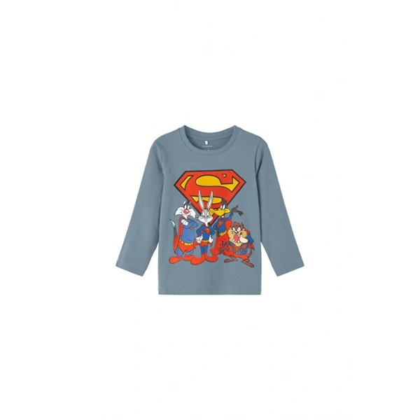 NAME IT Lisanlı Erkek Çocuk Uzun Kollu Üst Sweatshirt