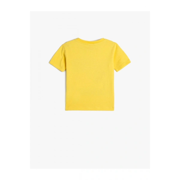 KOTON Erkek Bebek Canavar Baskılı T-shirt