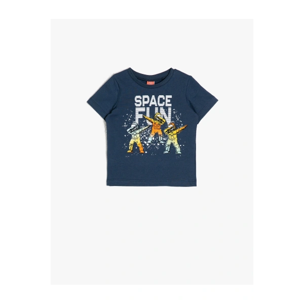 KOTON Erkek Bebek Yazılı Baskılı T-Shirt